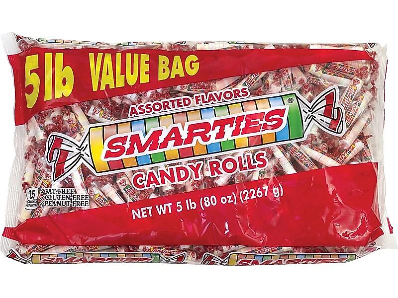 Smarties Classic Hard Candy, Assorted Flavors, 80 oz. (209-00009)