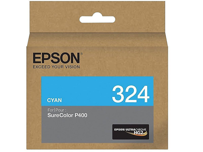 Epson T324 Ultrachrome Cyan Standard Yield Ink Cartridge (T3204220)