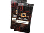 Peet's Coffee Decaf House Blend Ground Coffee, Dark Roast, 18/Box (PCEDRGP25)