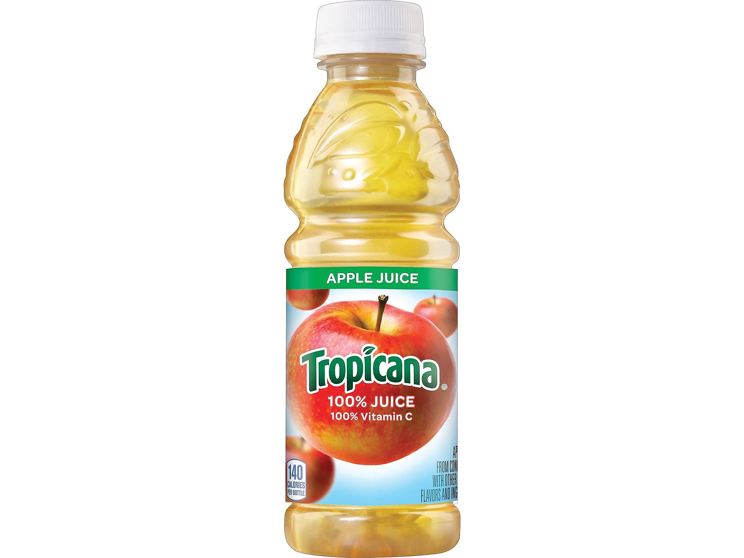 Tropicana 100% Apple Juice, 10 oz., 24/Carton (TRO00029)
