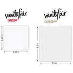 Vanity Fair Everyday Luncheon Napkins, 2-Ply, White, 100/Pack (35501)
