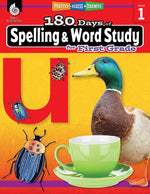 Shell Education 180 Days of Spelling and Word Study for First Grade (28629)