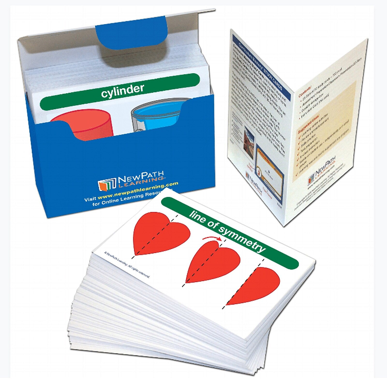 New Path Learning Math Vocabulary Flash Cards, Grades 1-2 (NP-431011)