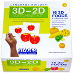 Stages Learning Materials Language Builder® 3D–2D Matching Kit, Foods (SLM007)