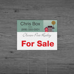 Corrugated Full Color Yard Signs, 18" x 24", 4MM, 10 Signs