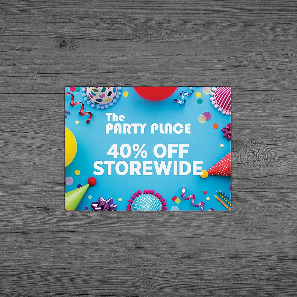 Replacement Aluminum Composite Sign for use with Angle-Iron Frame, 18" x 24", 1 Sign