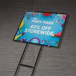 Aluminum Composite Sign with Angle-Iron Frame, 18" x 24", 1 Unit