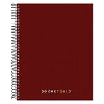 TOPS Docket 6.75" x 8.5" Planner, Paper Cover, Burgundy (63754)
