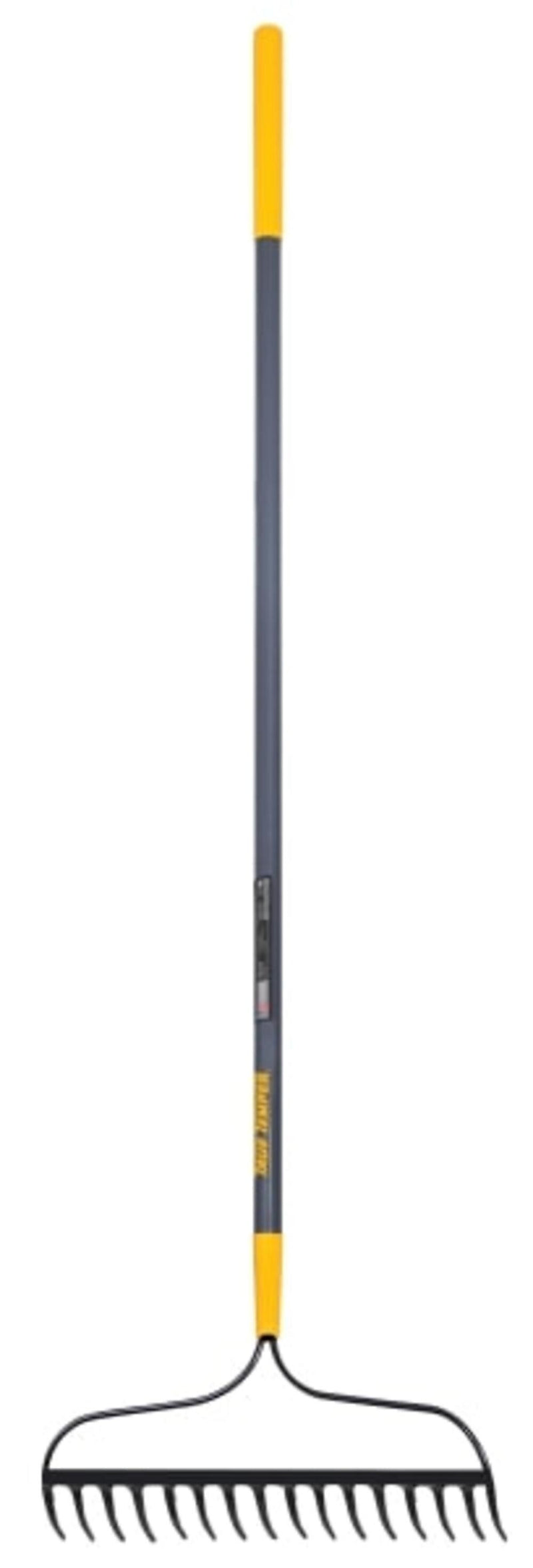 AMES® 16 Tine Welded Bow Rake with Cushion End Grip on Fiberglass Handles (760-2811500)