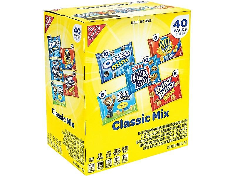 Nabisco Classic Mix Cookies, Assorted, 1 oz., 40/Pack (220-00086)