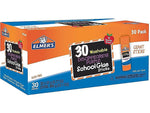 Elmer's Disappearing Purple School Jumbo Washable Glue Sticks, 0.77 oz., Purple, 30/Pack (E605)