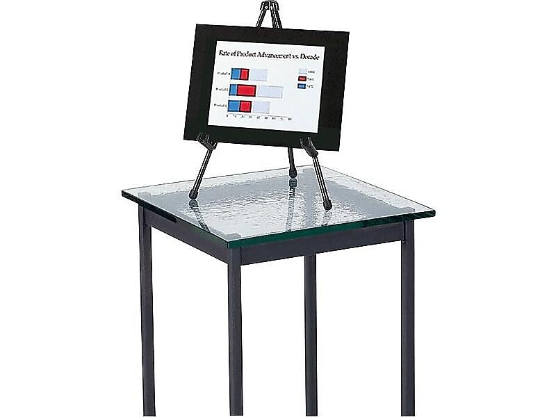 Quartet Tabletop Instant Display Easel, 14", Black Steel (28E)