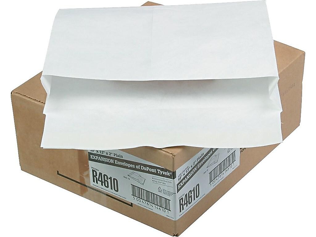 Quality Park Survivor Tyvek Self Seal Catalog Envelopes, 10" x 13", White, 100/Carton (QUAR4610)
