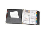 Cardinal Business Collection Business Card Binder, 200 Card Capacity, Black (CRD 65361 C20)
