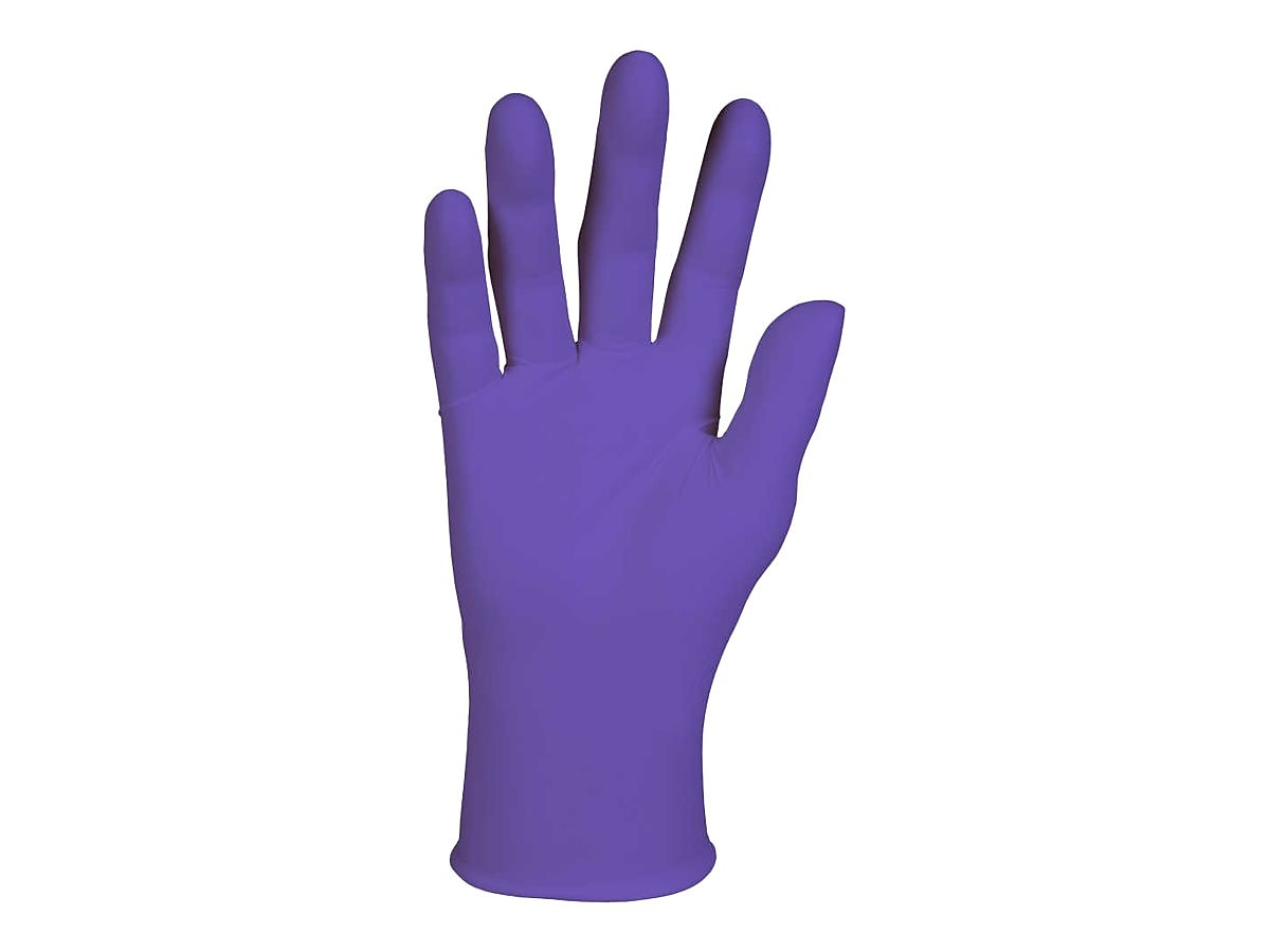 Kimberly-Clark Powder Free Purple Nitrile Exam Gloves, XL, 90/Box (55084)