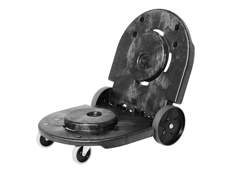 Rubbermaid Brute Tandem Indoor Trash Can Dolly, Black Foam (FG264600BLA)