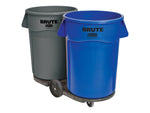 Rubbermaid Brute Tandem Indoor Trash Can Dolly, Black Foam (FG264600BLA)