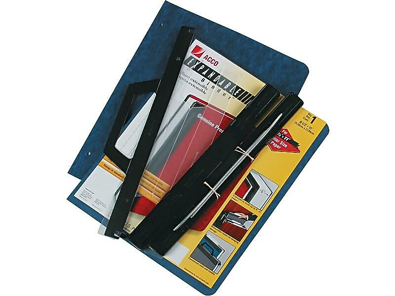 ACCO Presstex 1" 3-Ring Non-View Binders, Blue (ACC55260)