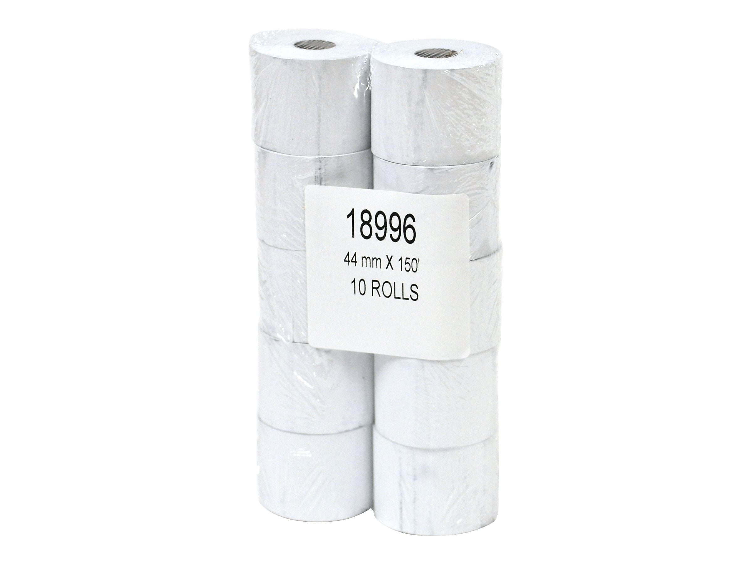 PM Company Thermal Cash Register Paper Rolls, 1 3/4" x 150', BPA Free, 10 Rolls/Pack (PMF18996)