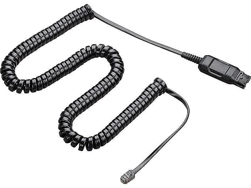 Plantronics HIC Headset Cable, Black (783S2AA)