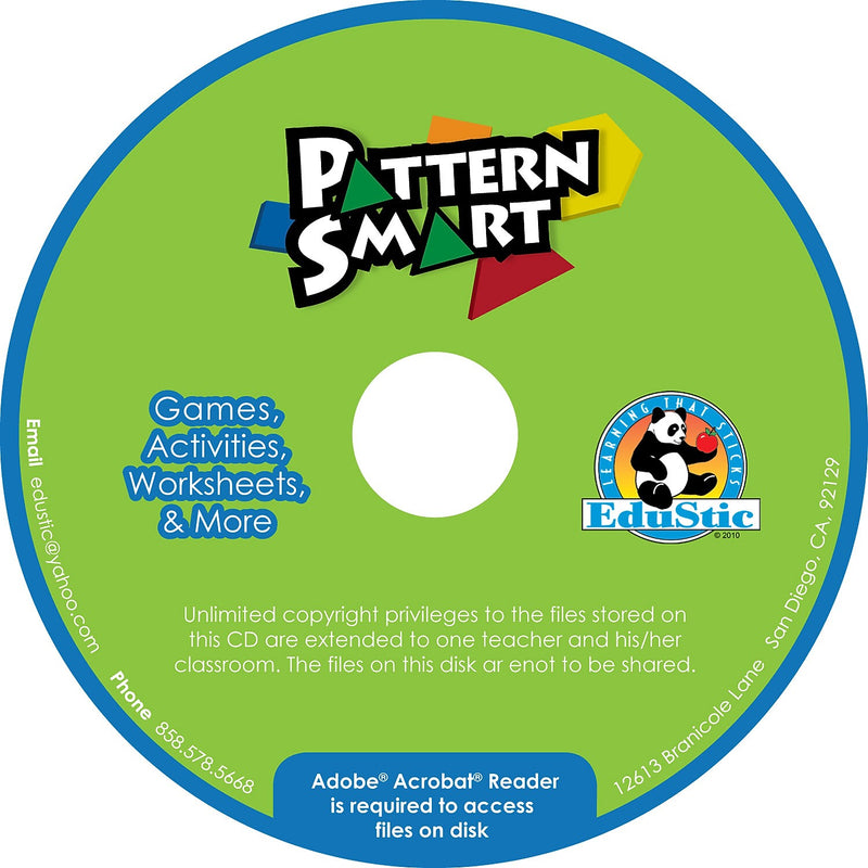 Edustic Pattern Smart Fast-Paced Geometric Matching Game (ES-PSGCD01)