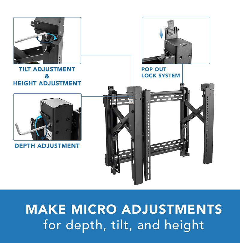 Mount-It! Digital Signage TV Menu Board Mount for 32-70" Displays (MI-363)