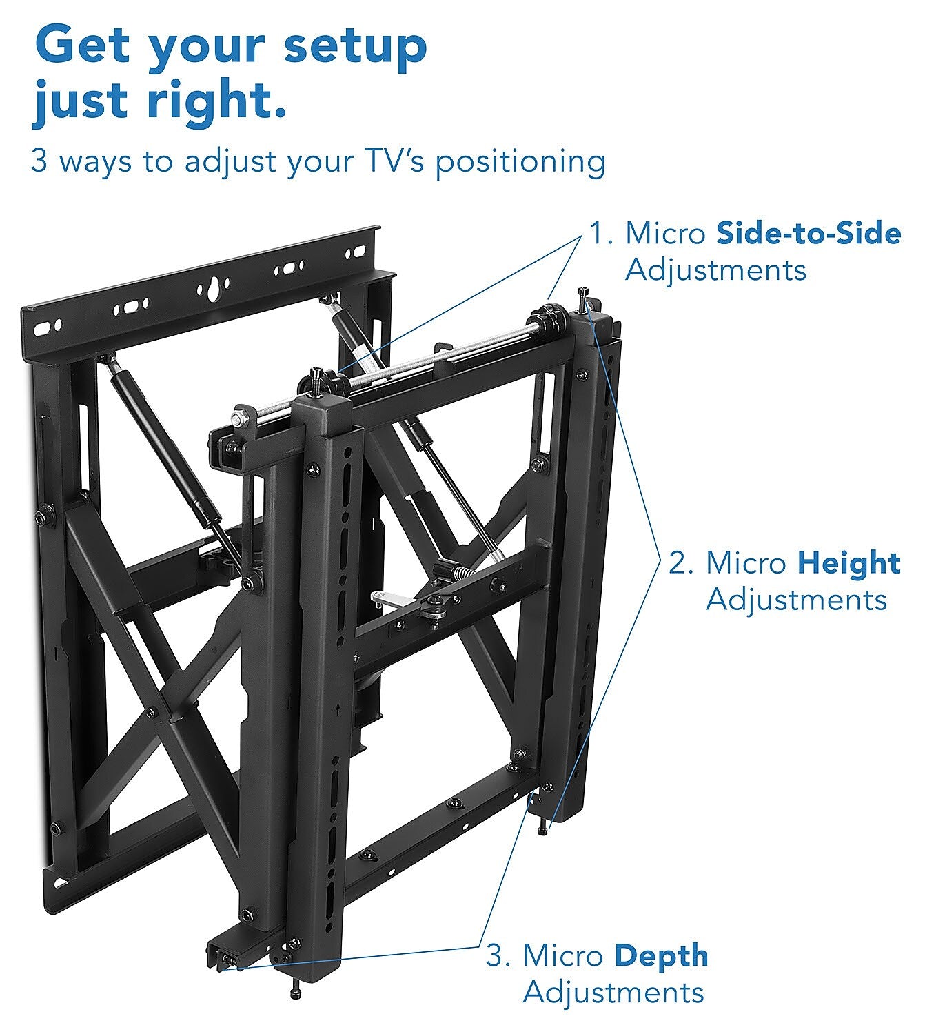 Mount-It! Video Wall Mount with Pop Out Function for 32-70" Displays (MI-367)