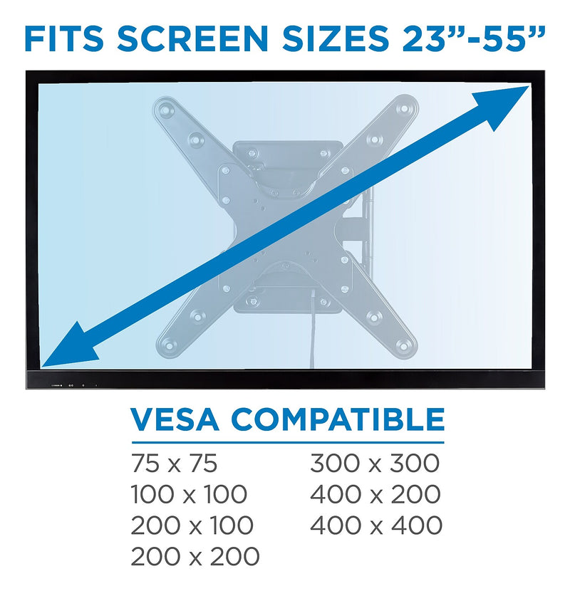 Mount-It! Lockable RV TV Mount for 28-55" Displays (MI-430)