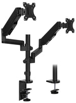 Mount-It! Dual Monitor Arm Desk Mount, Up to 32" Monitor, Black (MI-4762)