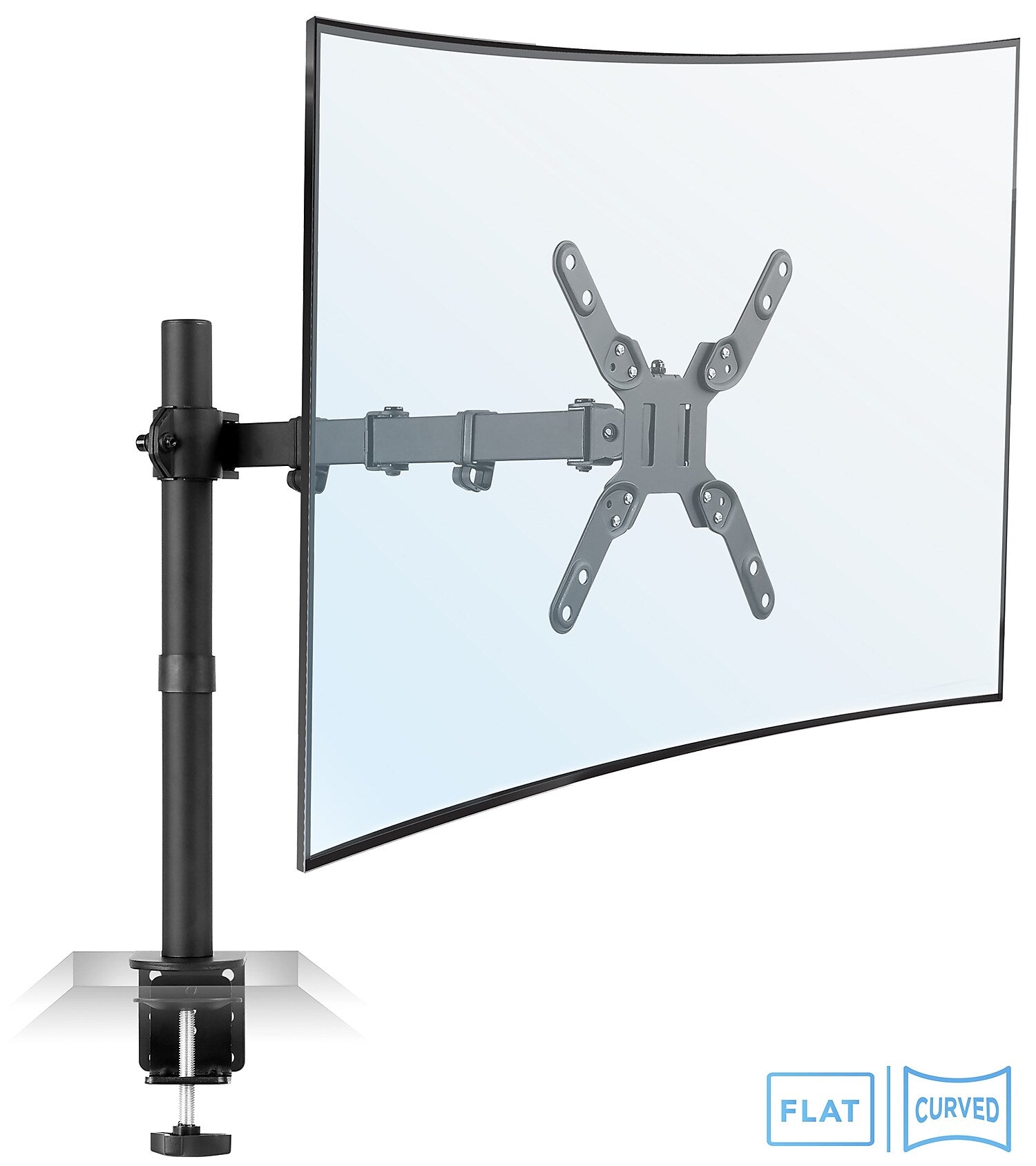 Mount-It! Large Monitor Desk Mount for 19"-42" Screens (MI-708)