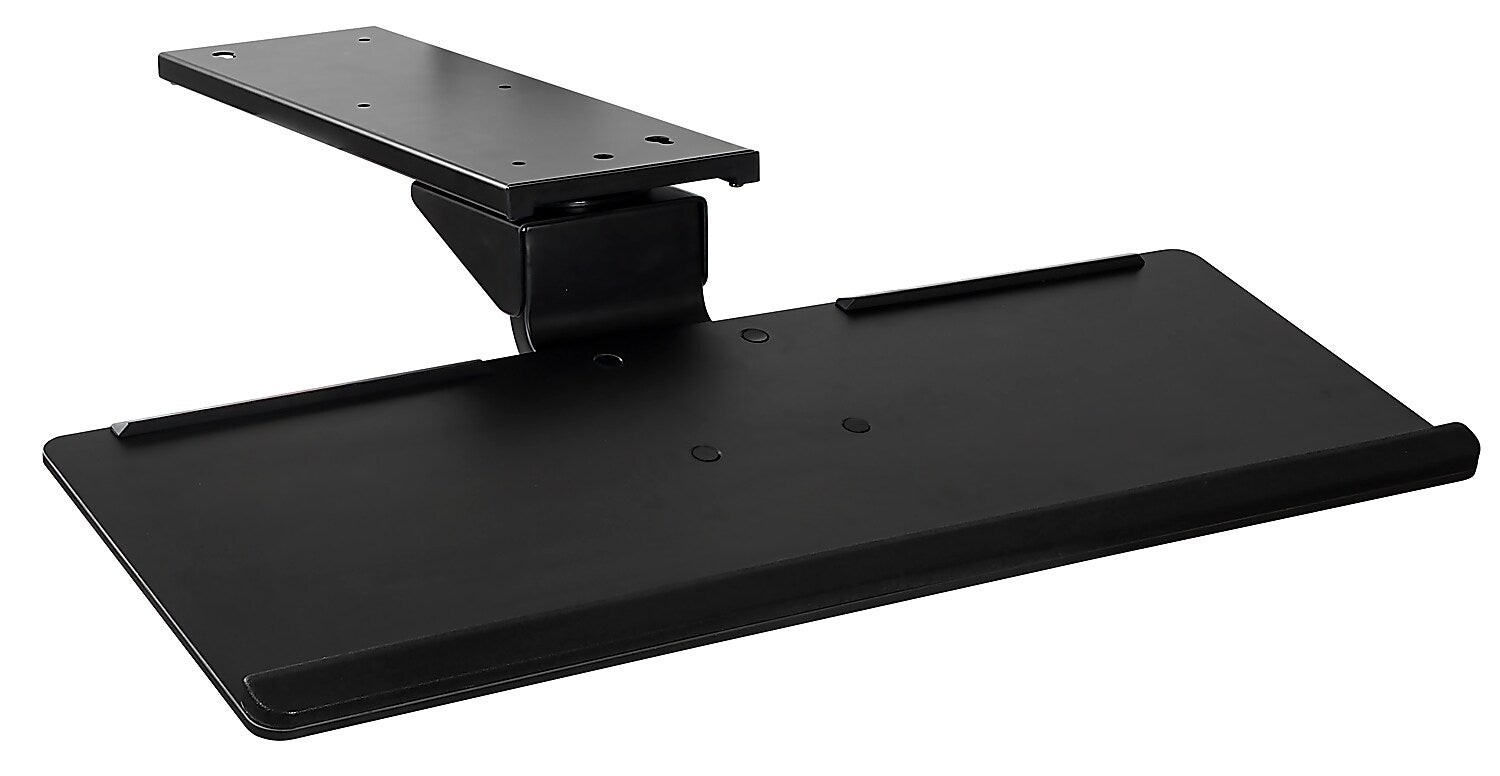 Mount-It! Under Desk Keyboard Tray and Mouse Platform, Black (MI-7138)