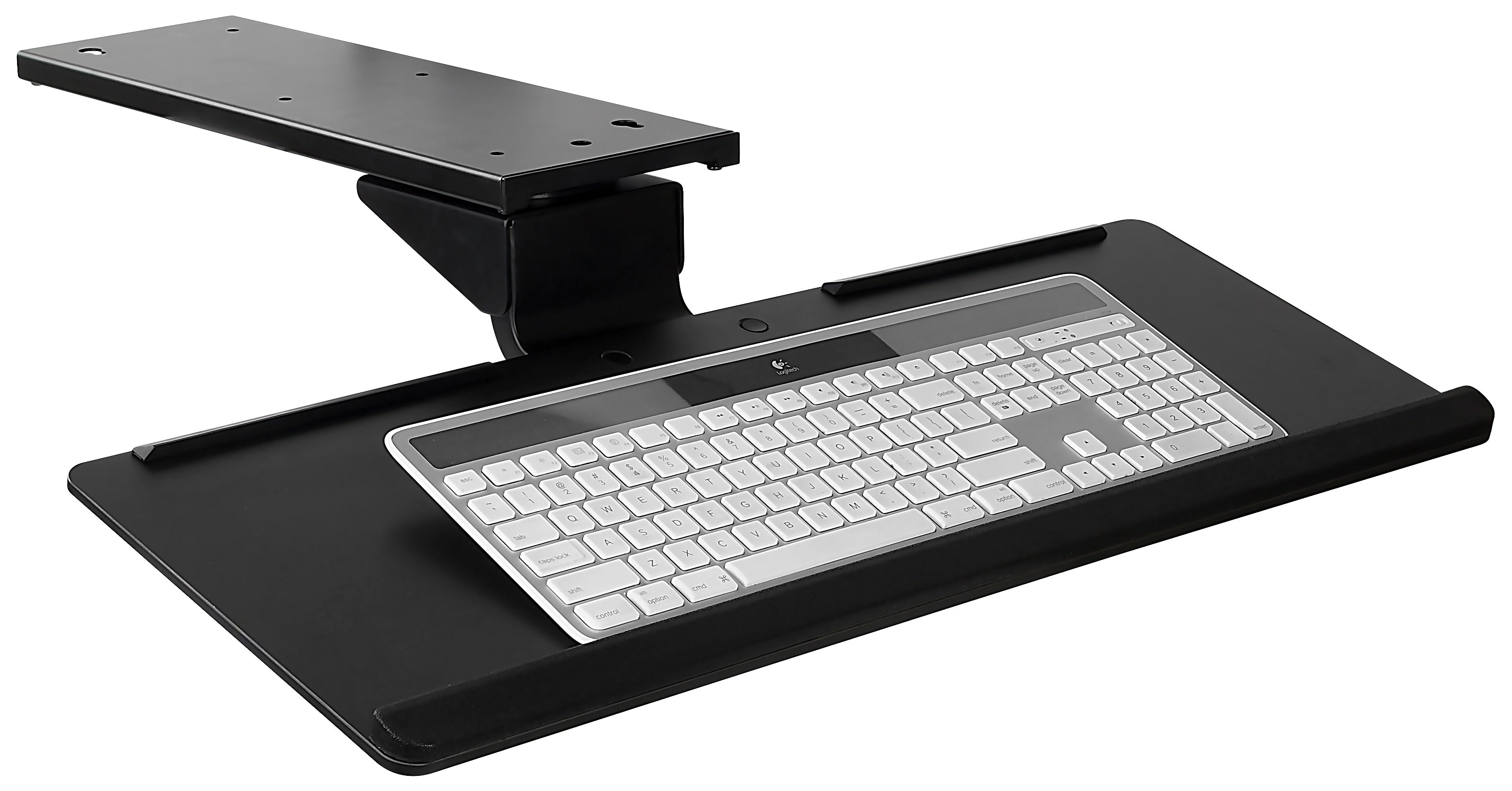 Mount-It! Under Desk Keyboard Tray and Mouse Platform, Black (MI-7138)