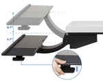 Mount-It! Vertical Height Adjustable Keyboard Tray (MI-7139)