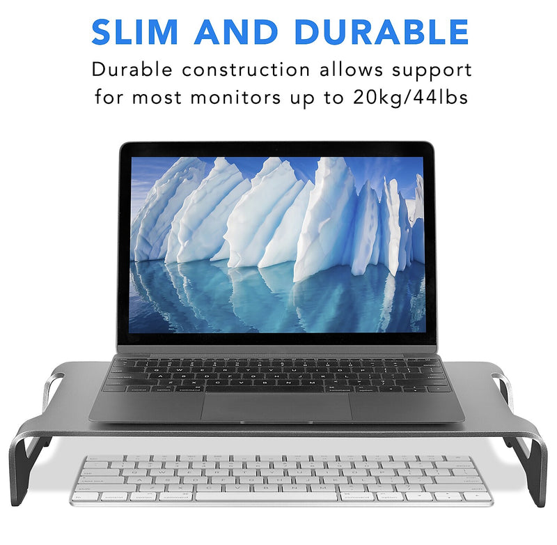 Mount-It! Aluminum Monitor Riser, 16" Wide (MI-7275)