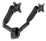 Mount-It! Dual Arm Monitor Wall Mount for 19" to 27" Displays, Black (MI-766)