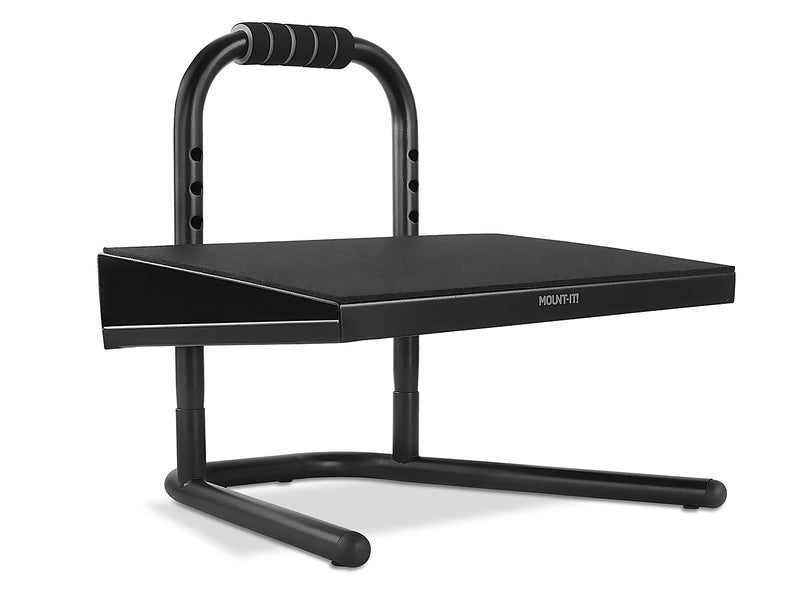 Mount-It! Tilt Adjustable Footrest, Black (MI-7807)