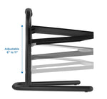Mount-It! Tilt Adjustable Footrest, Black (MI-7807)