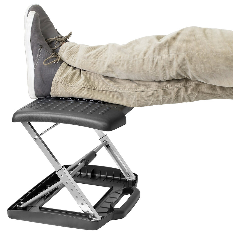 Mount-It! Tilt Adjustable Footrest, Black (MI-7808)