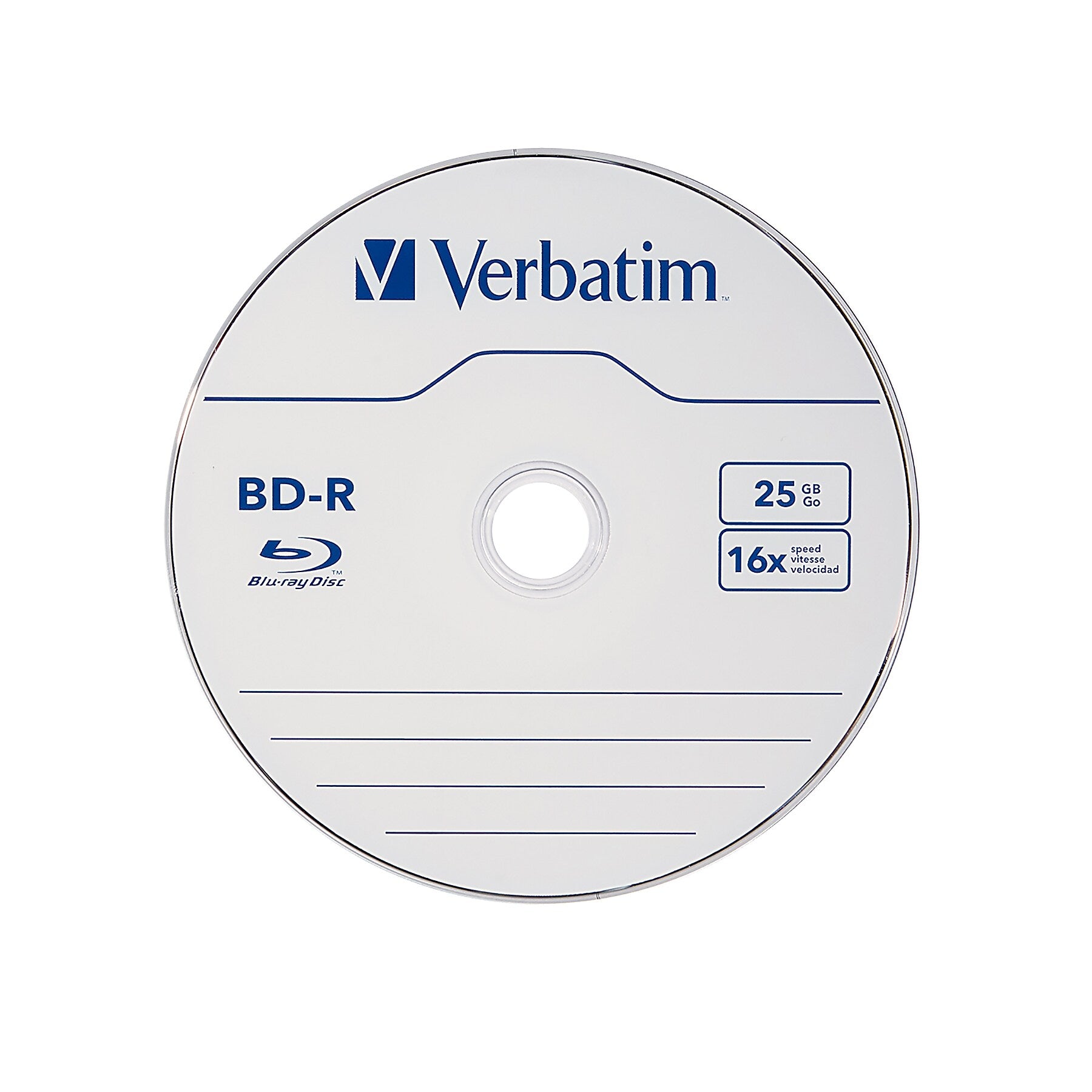 Verbatim 98397 16x Blu-Ray, White, 50/Pack