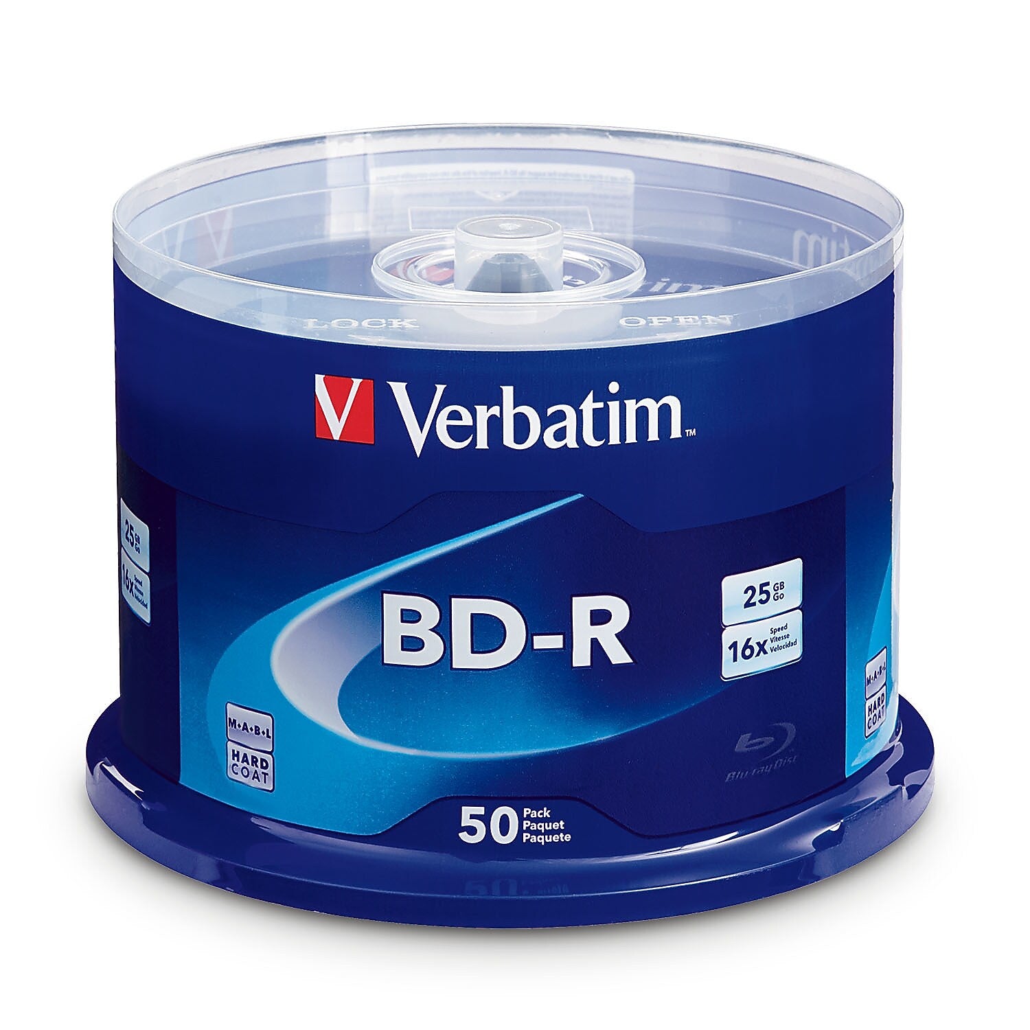 Verbatim 98397 16x Blu-Ray, White, 50/Pack