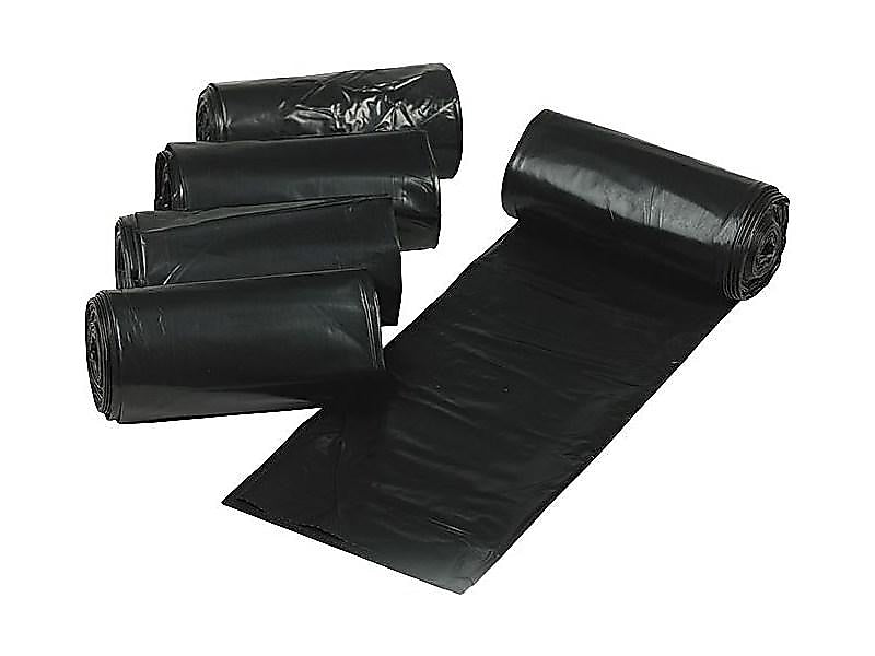 Berry Global 45 Gallon Contractor Bag, 32" x 50", Low Density, 3 mil, Black, 20 Bags/Box (0186470-181844)
