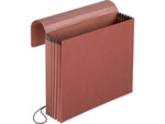 Pendaflex Earthwise Recycled Expanding Wallet, Elastic Closure, Letter Size, Brown, 10/Box (PFX 1073G-OX)