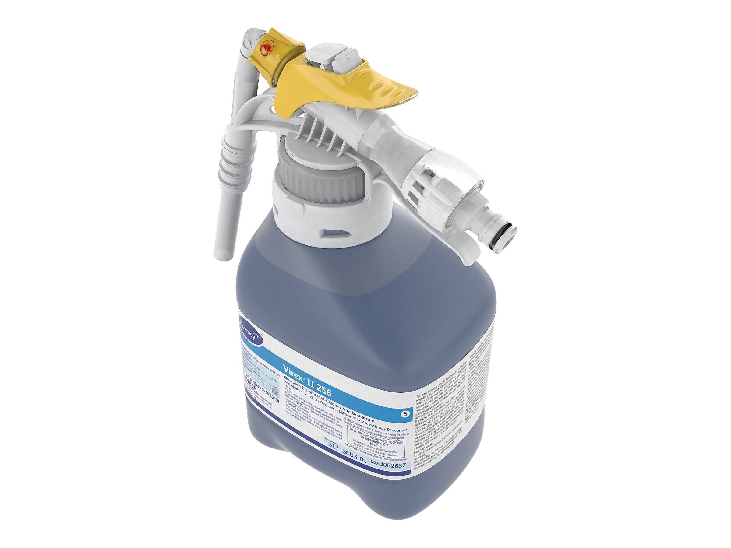 Virex II 256 Disinfectant for Diversey RTD, Minty, 1.5 L / 1.58 U.S. Qt., 2/Carton