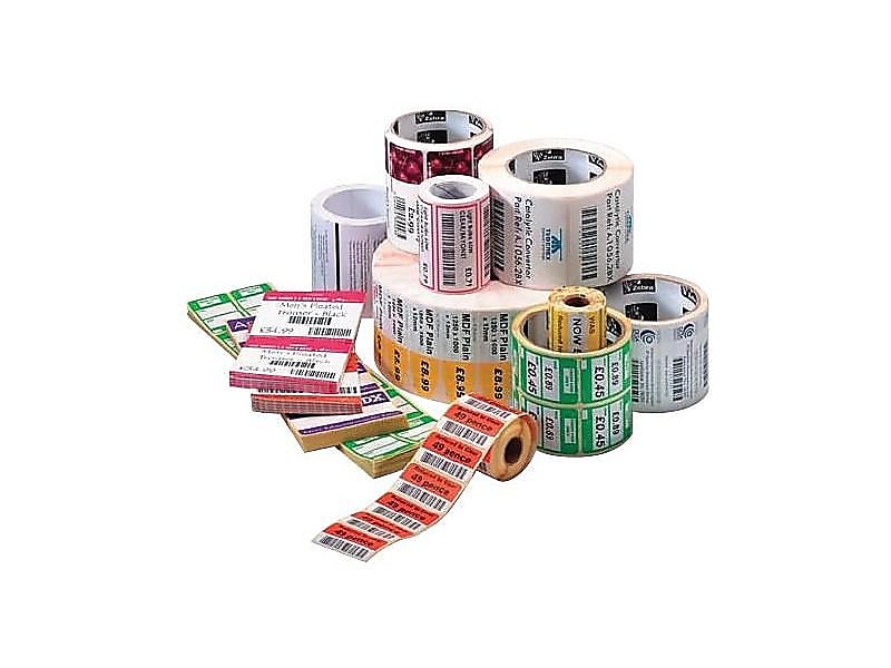 Zebra Technologies Z-Select 4000D Thermal Transfer Labels, 1 1/2" x 4", Bright White, 1620 Labels/Roll, 6 Rolls/Pack (10010046)