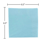 JAM Paper Lunch Napkin, 2-ply, Sea Blue, 50 Napkins/Pack (6255620712)