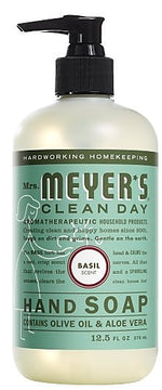 Mrs. Meyer’s Clean Day Liquid Liquid Hand Soap, Basil Scent, 12.5 oz (651344)