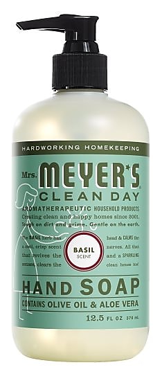 Mrs. Meyer’s Clean Day Liquid Liquid Hand Soap, Basil Scent, 12.5 oz (651344)