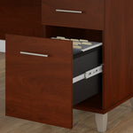 Bush Furniture Somerset 72"W L Shaped Desk with Storage, Hansen Cherry (WC81710K)