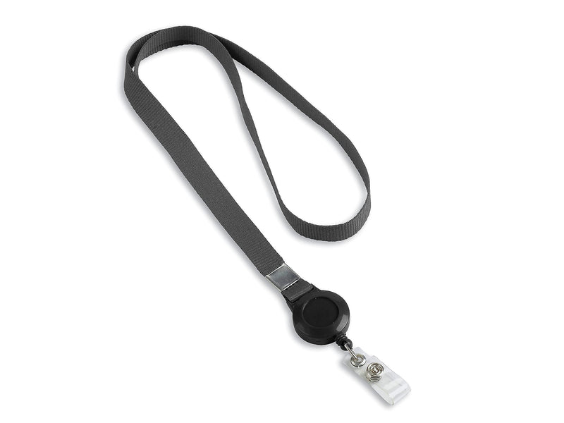 IDville Lanyards, Black, 25/Pack (1345175BK31)