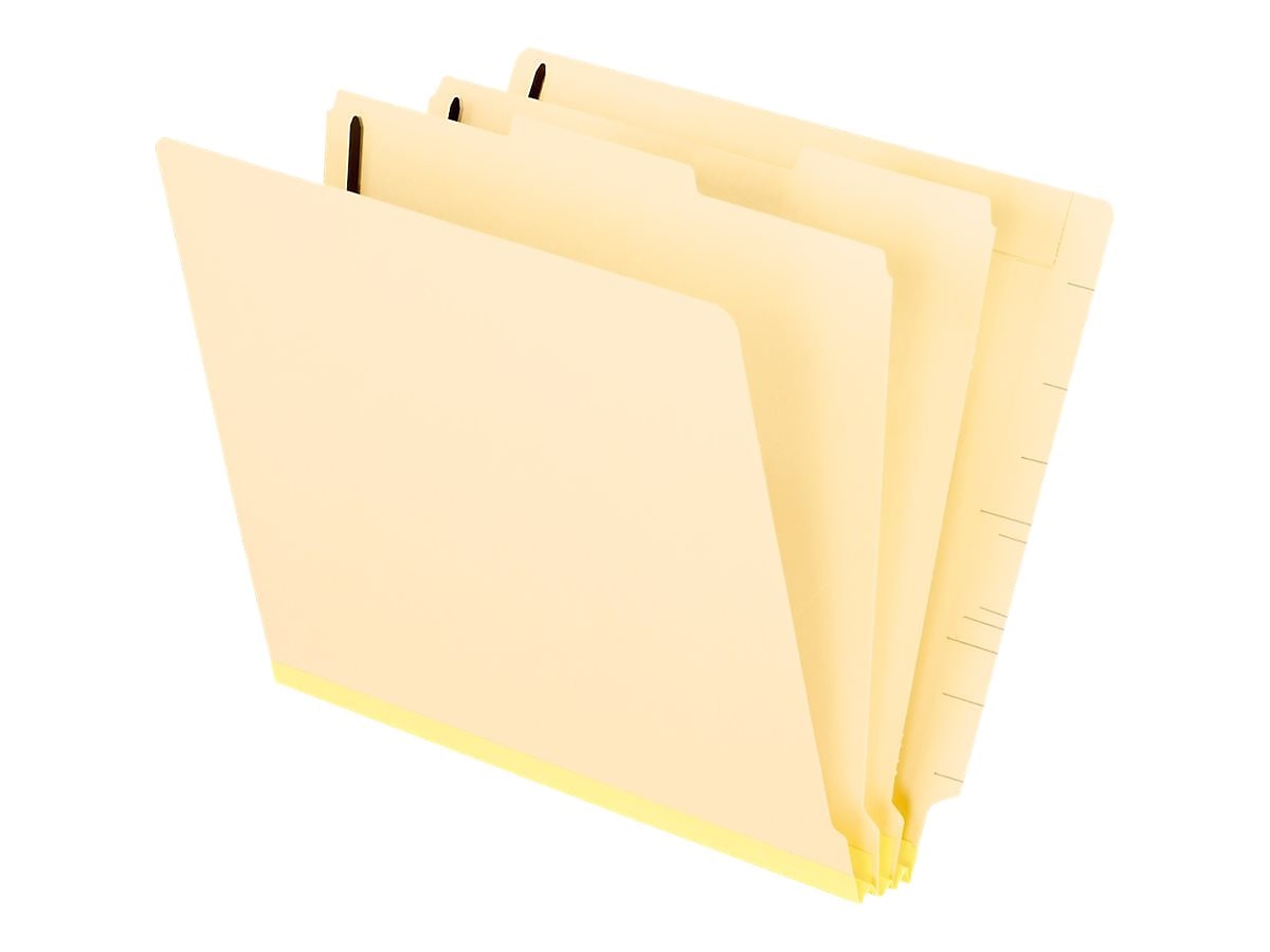 Pendaflex End Tab Classification Folder, 2-Dividers, 2" Expansion, Letter Size, Manila, 10/Box (PFX 13175)